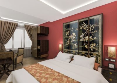 Deluxe Oriental Room King Serta Bed
