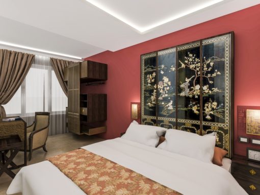 Deluxe Oriental Room King Serta Bed